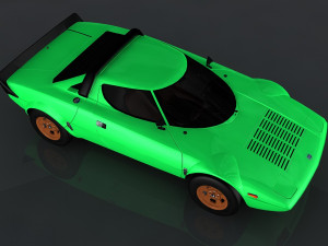 1974 lancia stratos 3D 模型