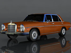 1972 mercedes-benz 300 3D Model