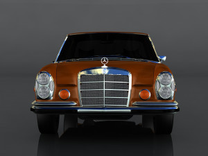 1972 mercedes-benz 300 Modelo 3D