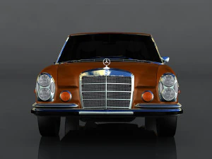 1972 mercedes-benz 300 3D Model