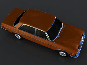 1972 mercedes-benz 300 3D Model