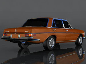 1972 mercedes-benz 300 3D Model