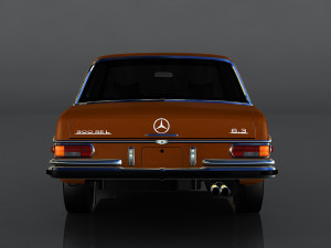 1972 mercedes-benz 300 Modelo 3D