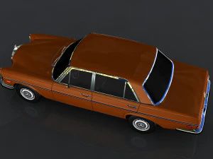 1972 mercedes-benz 300 3D Model