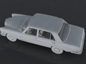 1972 mercedes-benz 300 3D Model