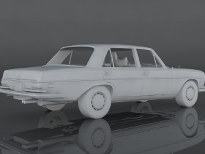 1972 mercedes-benz 300 Modelo 3D