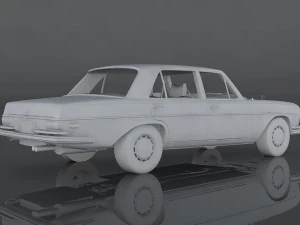 1972 mercedes-benz 300 3D Model