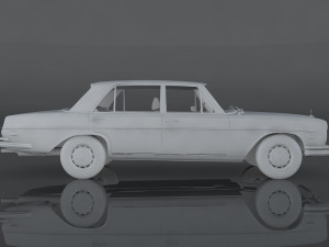 1972 mercedes-benz 300 Modelo 3D