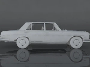 1972 mercedes-benz 300 3D Model