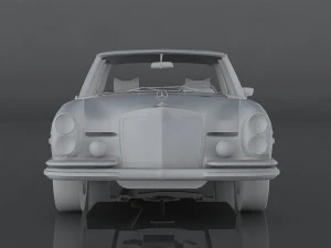 1972 mercedes-benz 300 3D Model