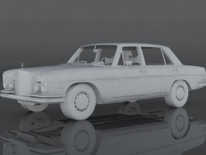 1972 mercedes-benz 300 Modelo 3D