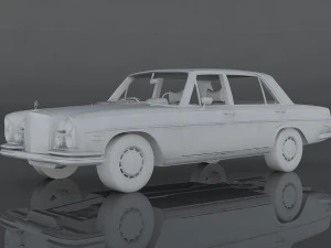 1972 mercedes-benz 300 3D Model