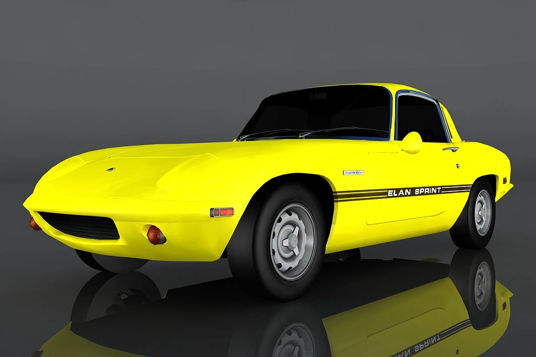 lotus elan sprint 3D Model .c4d .max .obj .3ds .fbx .stl .blend 