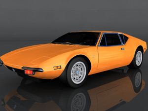 de tomaso pantera 3D Model