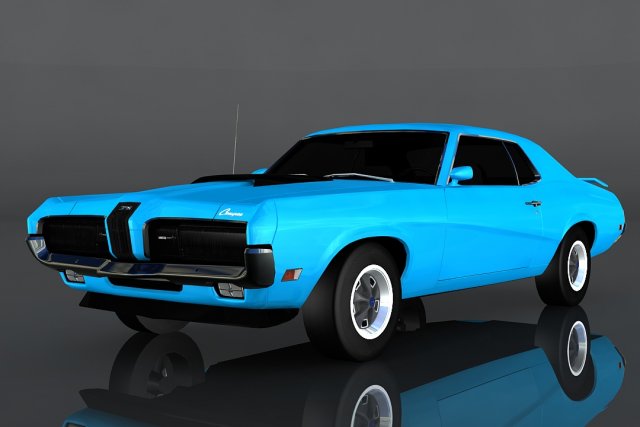 mercury cougar eliminator 3D Модель .c4d .max .obj .3ds .fbx .stl .blend 