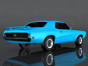 mercury cougar eliminator 3D Модель