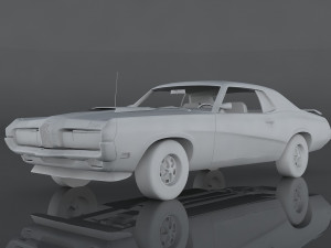 mercury cougar eliminator 3D Модель