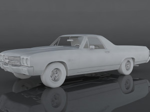 chevrolet el camino ss 3D Model