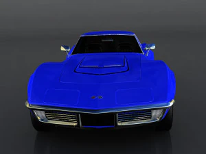 chevrolet corvette zr-1 3D Model