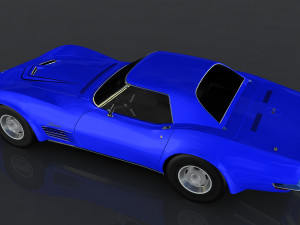 chevrolet corvette zr-1 3D Model