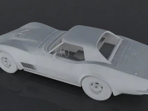 chevrolet corvette zr-1 3D Model