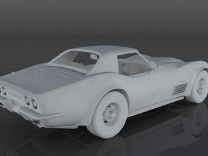 chevrolet corvette zr-1 3D Model
