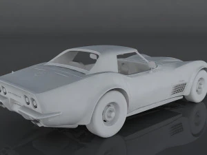 chevrolet corvette zr-1 3D Model