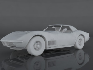 chevrolet corvette zr-1 3D Model