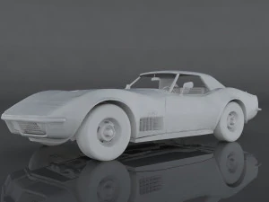 chevrolet corvette zr-1 3D Model