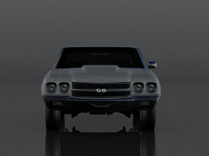 chevrolet chevelle ss 454 3D Model