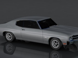chevrolet chevelle ss 454 3D Model