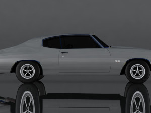 chevrolet chevelle ss 454 3D Model
