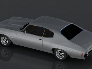 chevrolet chevelle ss 454 3D Model