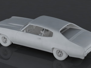 chevrolet chevelle ss 454 3D Model