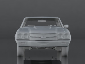 chevrolet chevelle ss 454 3D Model