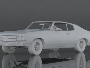 chevrolet chevelle ss 454 3D Model