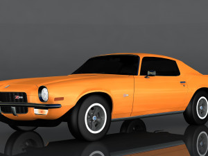 chevrolet camaro 1970 3D Model