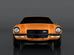 chevrolet camaro 1970 3D Model