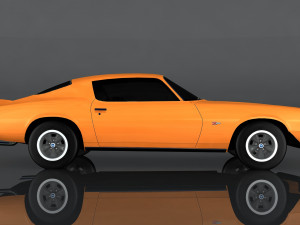 chevrolet camaro 1970 3D Model