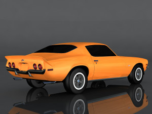 chevrolet camaro 1970 3D Model