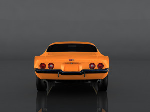chevrolet camaro 1970 3D Model