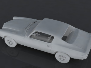 chevrolet camaro 1970 3D Model
