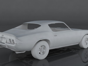chevrolet camaro 1970 3D Model