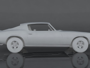 chevrolet camaro 1970 3D Model