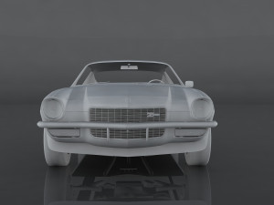 chevrolet camaro 1970 3D Model