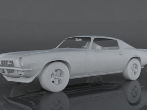 chevrolet camaro 1970 3D Model