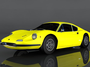 ferrari dino 246 gt 3D 모델