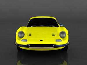 ferrari dino 246 gt 3D 모델