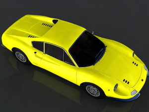 ferrari dino 246 gt 3D Model