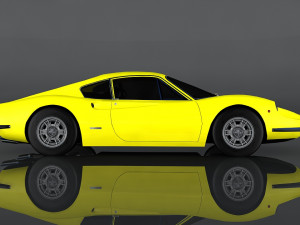 ferrari dino 246 gt 3D 모델